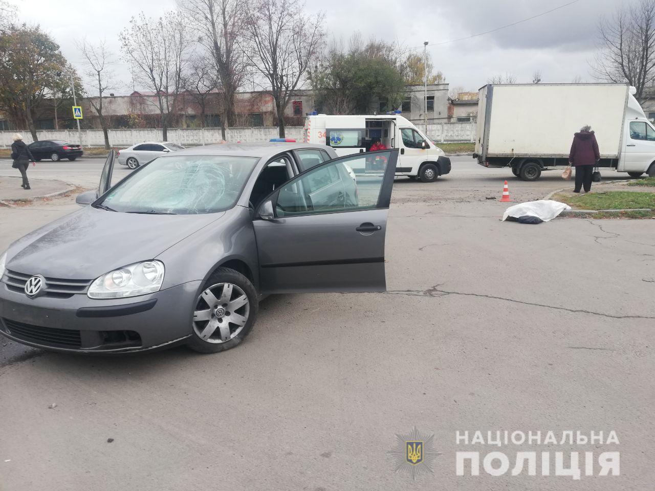 На вулиці Луганській у Львові під колесами автомобіля загинула жінка-пішохід