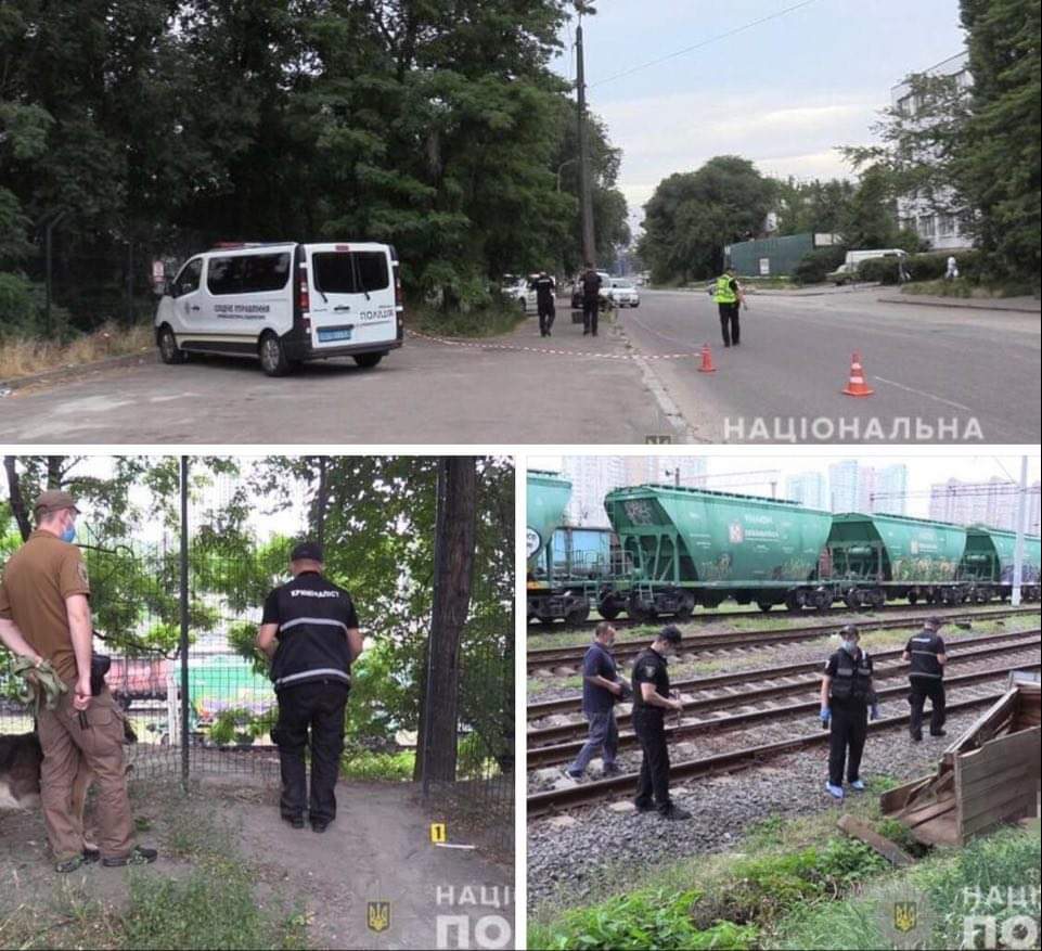 Зіштовхнули з пагорба і перерізали горло пляшкою: у Києві біля станції метро Видубичі сталося моторошне вбивство