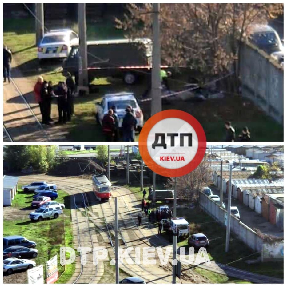 В Киеве на Троещине обнаружен труп на конечной остановке трамваев